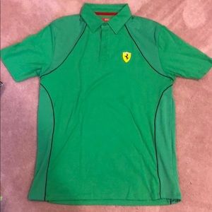 Green scuderia Ferrari polo
